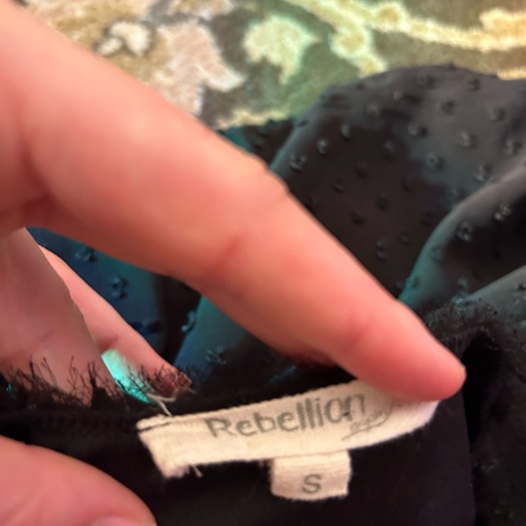 Wednesday Addams style vintage black dress - Picture 5 of 7